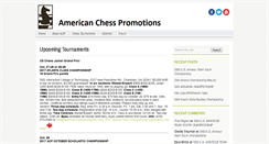 Desktop Screenshot of americanchesspromotions.com